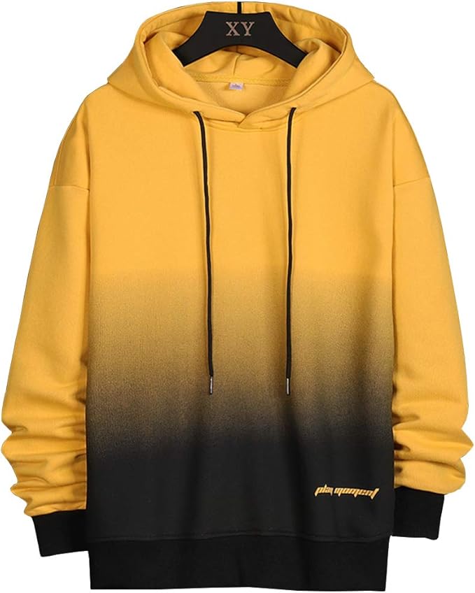 Amazon ファッション服 メンズ レディース パーカー グラデーション スウェット トレーナー おしゃれ ゆったり 人気服 ユニセックス 春秋冬 トレーナー パーカー 通販