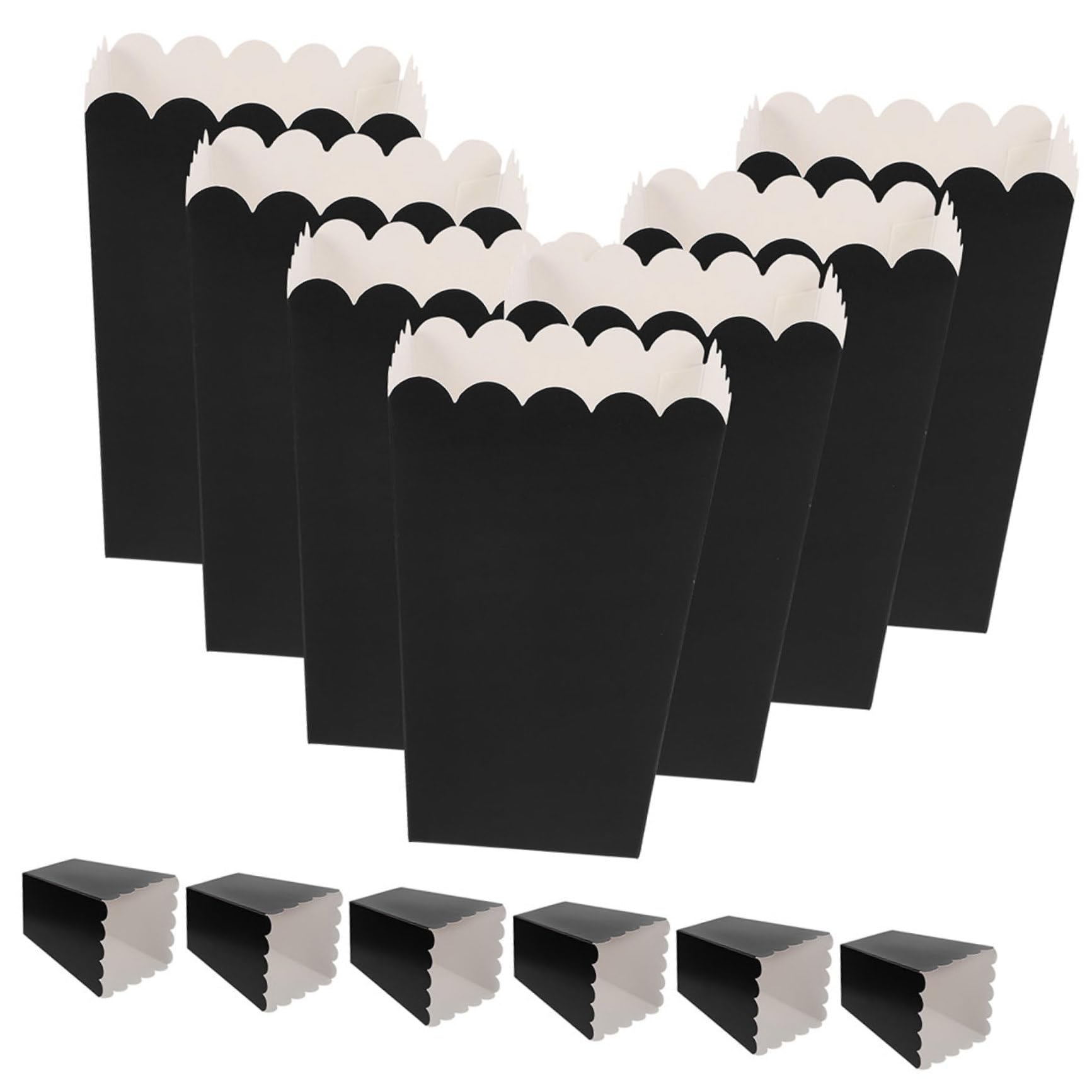 KOMBIUDA 100 Scatole Per Popcorn Carta Contenitori Pop Corn Feste Scatole Pop Corn Snack Bomboniere Popcorn