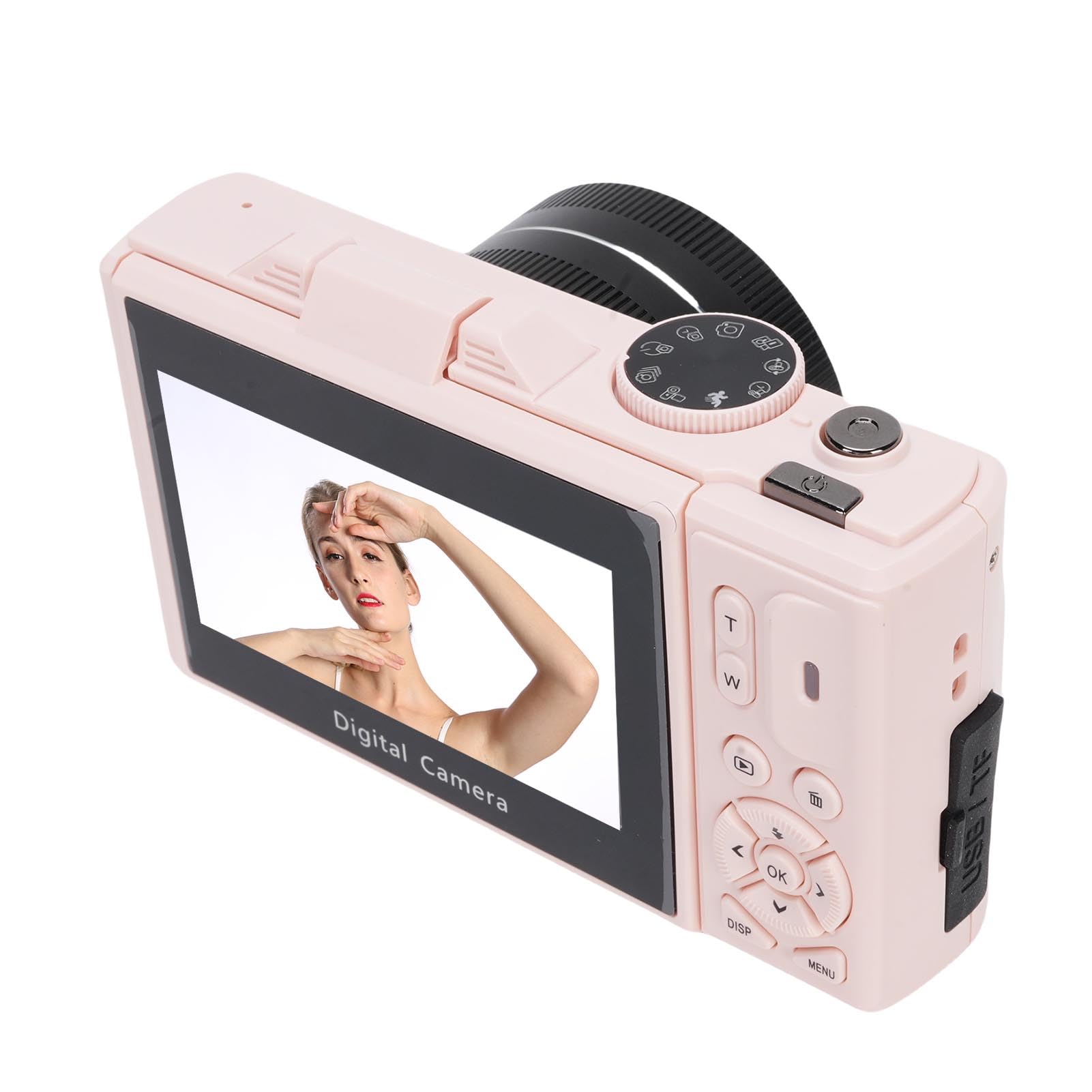 Yoidesu 5K Digital Camera 75MP WiFi 18X Zoom Camera with 3.0 Inch 180 Flip Screen 52mm Wide Angle Lens Macro Lens LED Fill Light 32GB Card for Vlogging Photography-picture-28