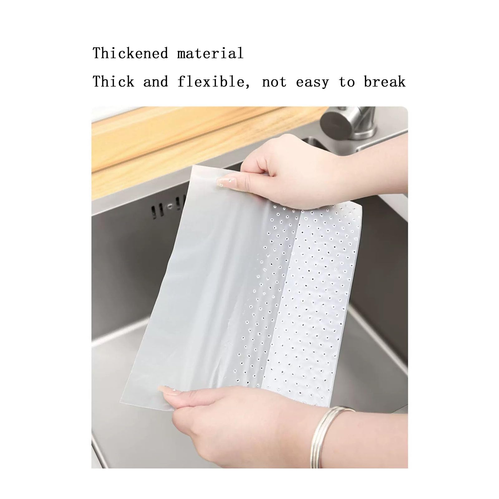 Bolsas coladoras para fregadero, bolsas de red para filtro de drenaje de fregadero de cocina para una recogida eficaz de residuos en fregaderos de cocina y baño, fundas de drenaje reutilizables y