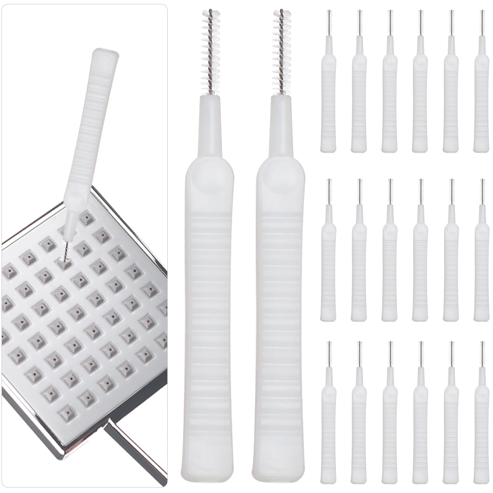 Brosse anti-encrassement pour pommeau de douche et entretien des petits trous