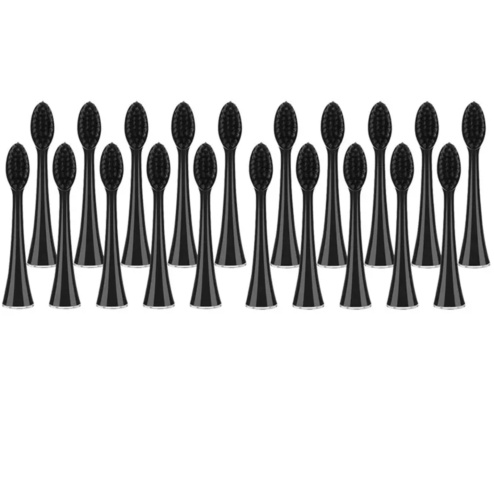 Compatibile con testine Burst Seago 10PCS | Testine di ricambio in carbone di bambù for spazzolini da denti for adulti S9.(20pcs)