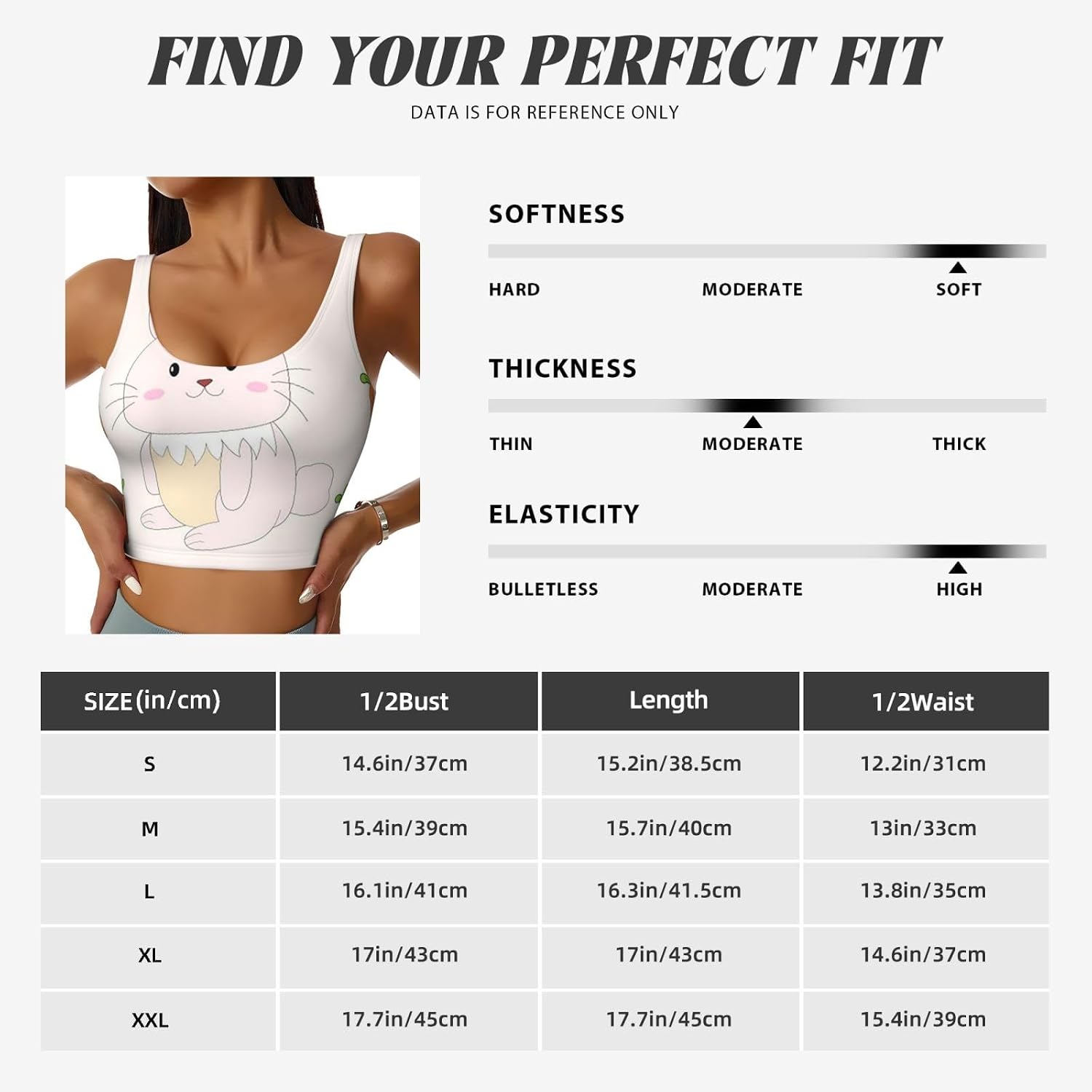 Bunny Carrot Circle Women's Sports Bras - High Support Workout Tops for Women