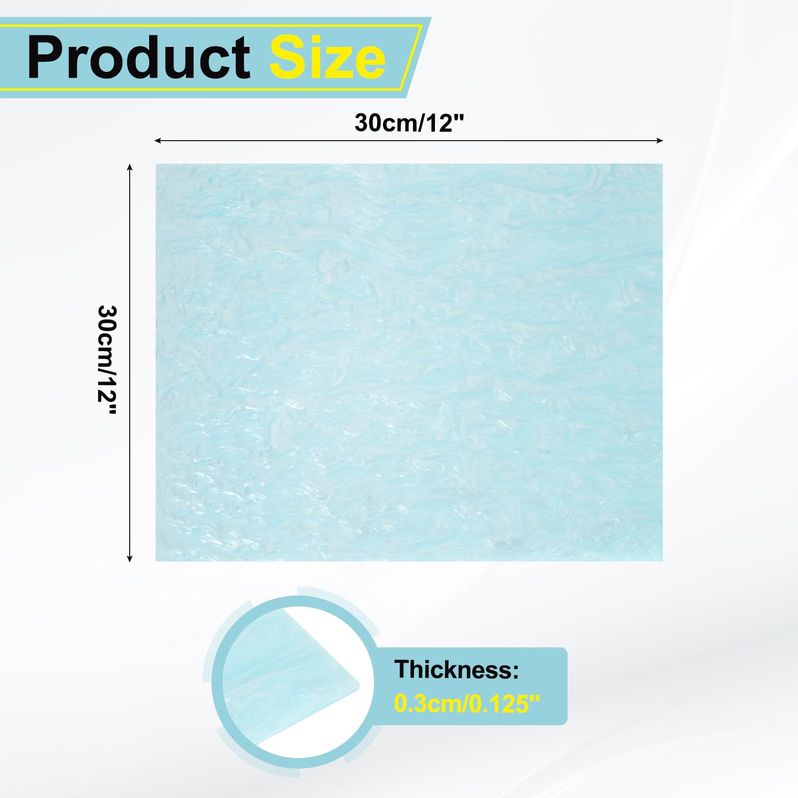Glitter Pearl Acrylic Sheets - DIY Crafting & Laser Cutting -2