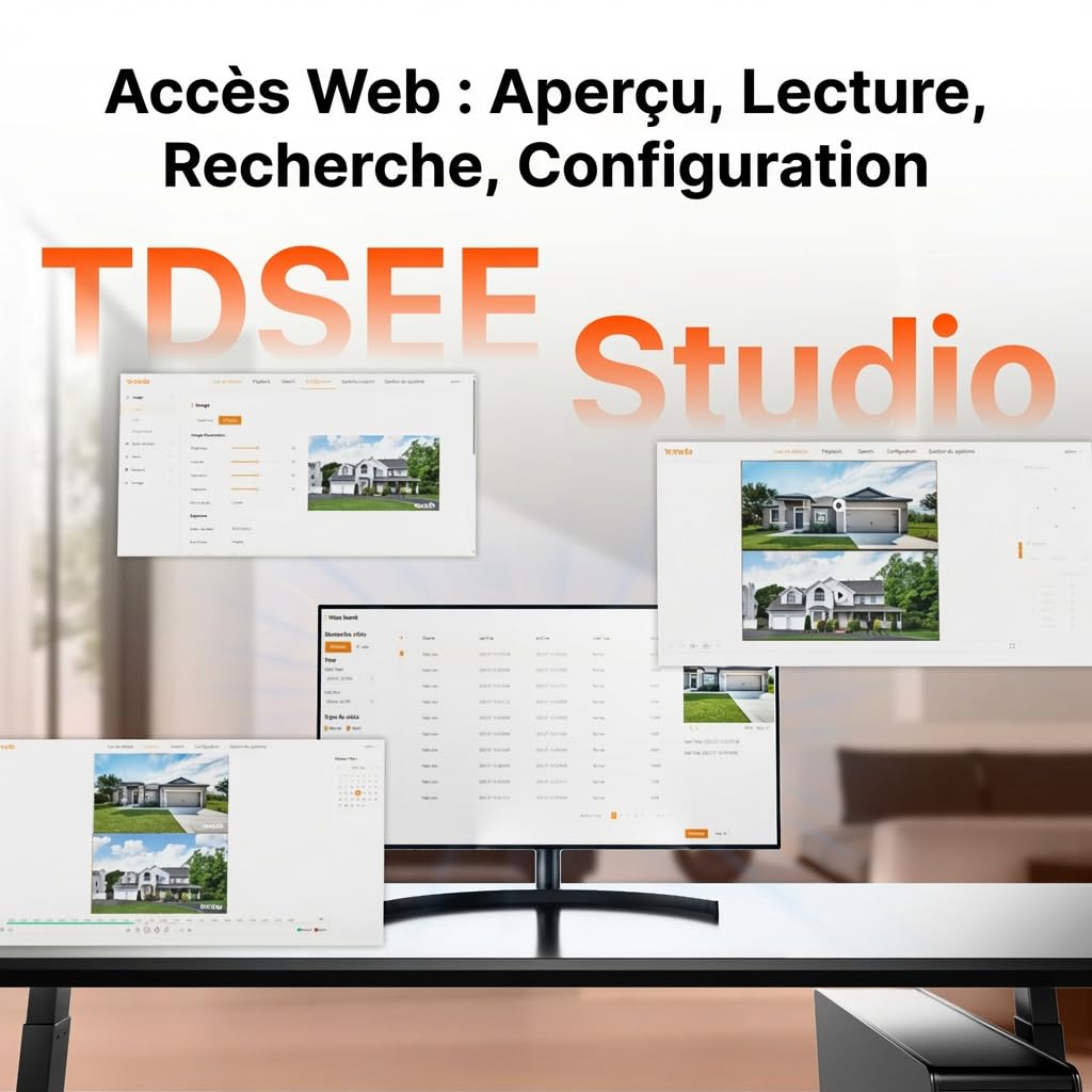 Tenda Caméra de Surveillance Extérieure 5MP+5MP, Détection IA, Vision Nocturne Couleur à 360°, Audio Bidirectionnel, Caméra WiFi Extérieure IP65 avec Alarme de Franchissement de Zone, Stockage Local s