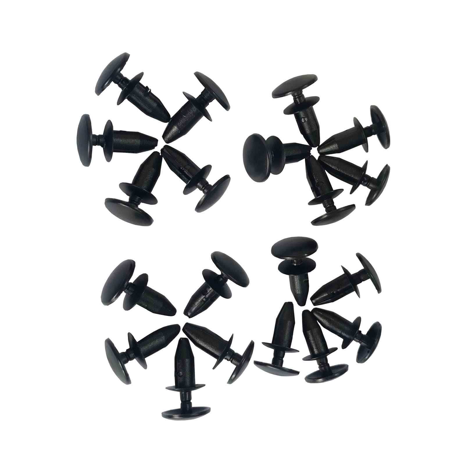 20PCS Tailgate Molding Protector Spoiler Cap Clips Replacement Rivets Compatible with 2009-2017 Ram 1500 2500 3500