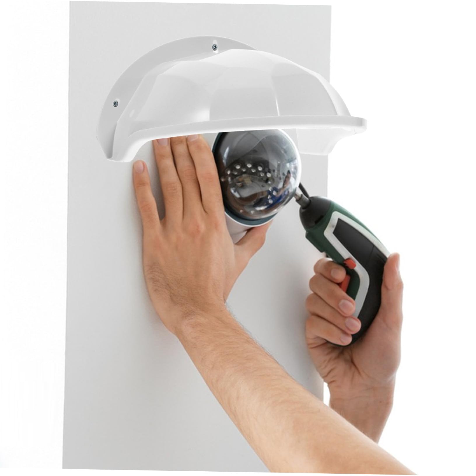 Boîtier Extérieur pour Caméra de Sécurité Blanc Abs, Protection Pluie