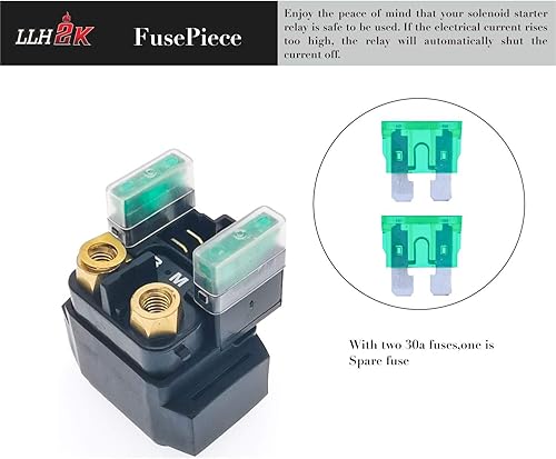 Miniatura 6 de LLH2K Relé solenoide de arranque para Yamaha ATV YFM 350 400 450 660 Raptor Grizzly-Raptor Grizzly Kodiak Wolverine Big Bear- para Yamaha 2002 2003