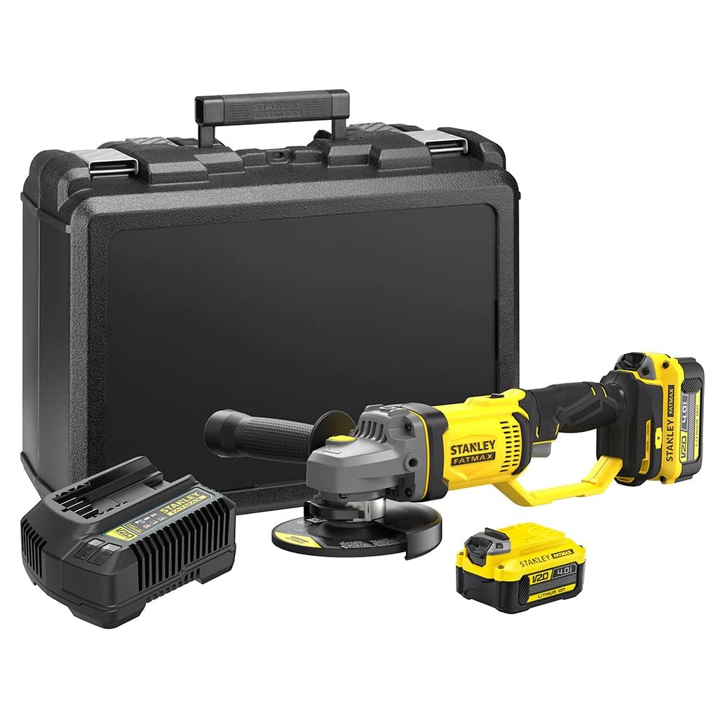 STANLEY FATMAX SFMCG400M2K-QW Smerigliatrice, 18 V