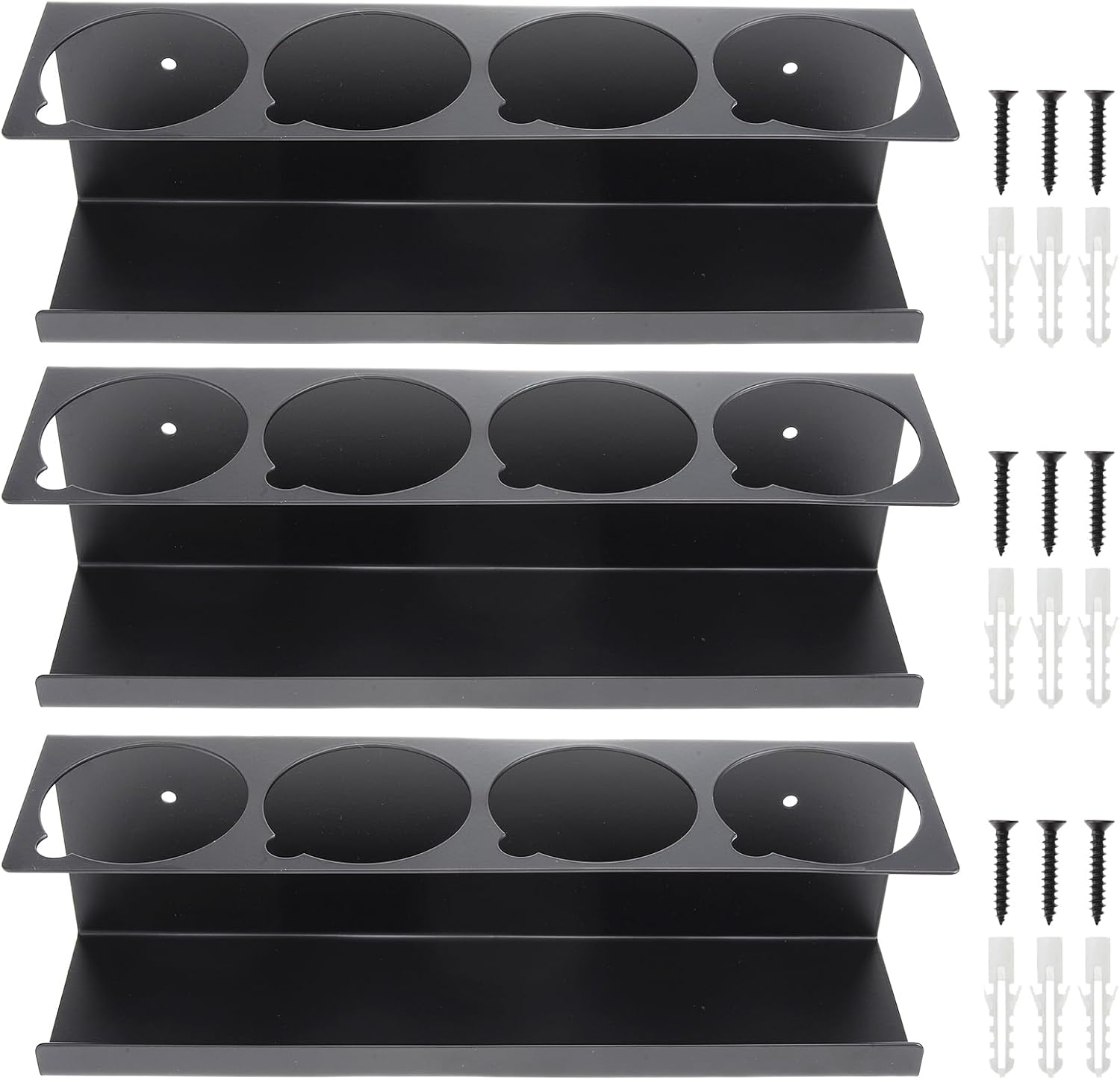 RealPlus Aerosol Spray Can Holder Rack Organizer, 4 Can