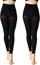 MANZI Run Resistant Control Top Panty Hose Opaque Tights