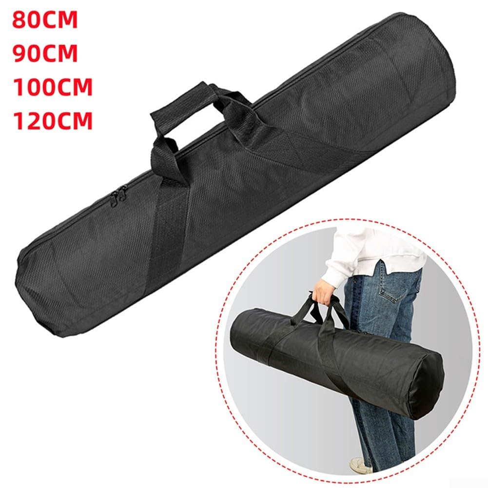 Custodia imbottita per treppiede, 80 cm, in nylon, protezione per microfono