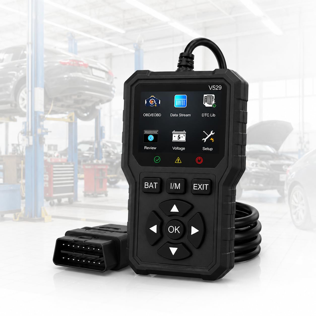 Zatepemml OBD2 Scanner for Buick Encore GX 2020-2025, 3 in 1 Car Engine Fault Code Reader + 12V Car Battery Load Tester