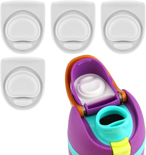 Miniatura 44 de 4 tapones de repuesto para botella, junta de botella de silicona, accesorios para Owala FreeSip de 24 onzas y 32 onzas, piezas de tapa superior
