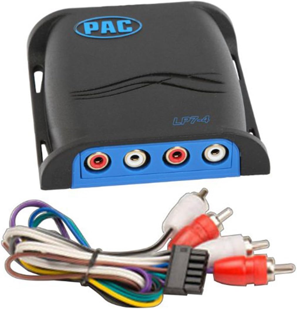 PAC LP7-4 L.O.C. PRO Series 4-Channel Line Output Converter with Remote Turn On , Blue