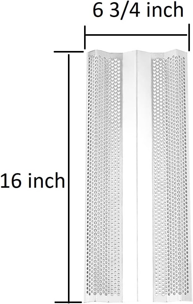 Grill Heat Plates Flame Tamer for Blaze Grill Replacement Parts for Blaze 32 Inch 4-Burner Grill BLZ-4 BLZ-4 LBM BLZ-4 LTE BLZ-3 BLZ-5 Heat Plate Accessories, Stainless Steel Heat Shield (4 pack)