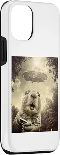 Miniatura 3 de iPhone 14 Pro Capybara UFO Alien Weirdcore Aesthetic Artwork Case