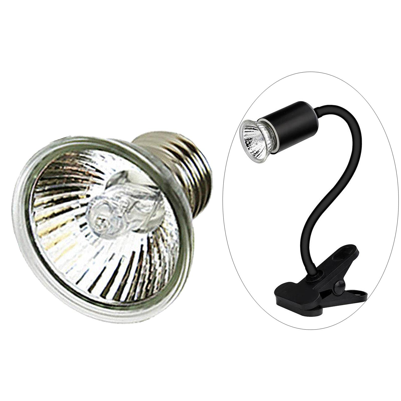 Merishopp Reptile Heating Light Lamp Holder with Clip Lamp Pet Lights 50W Bulbs|Pet Supplies|Reptile Supplies| Reptile Supplies|1 Piece Bulb Or 1 Piece Flexible Clip Or 1 Piece Rotatable Clip-image-27