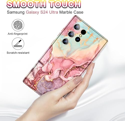 Vista 10 de Funda para Samsung Galaxy S24 Plus de 6.7 pulgadas, protector completo de lente de cámara 3 en 1 resistente cuerpo completo a prueba de golpes PC