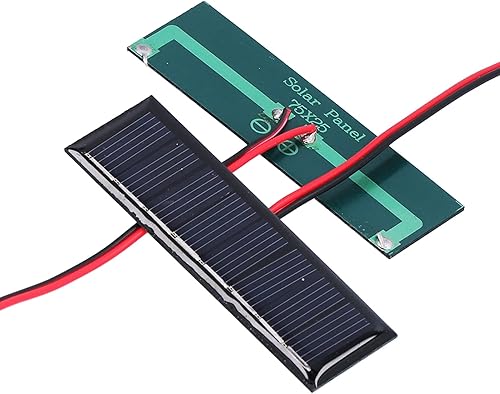 Miniatura 9 de 2 paneles solares de 4 voltios, panel solar portátil, panel solar flexible de polisilicio con alambre electrónico placa solar de polisilicio para
