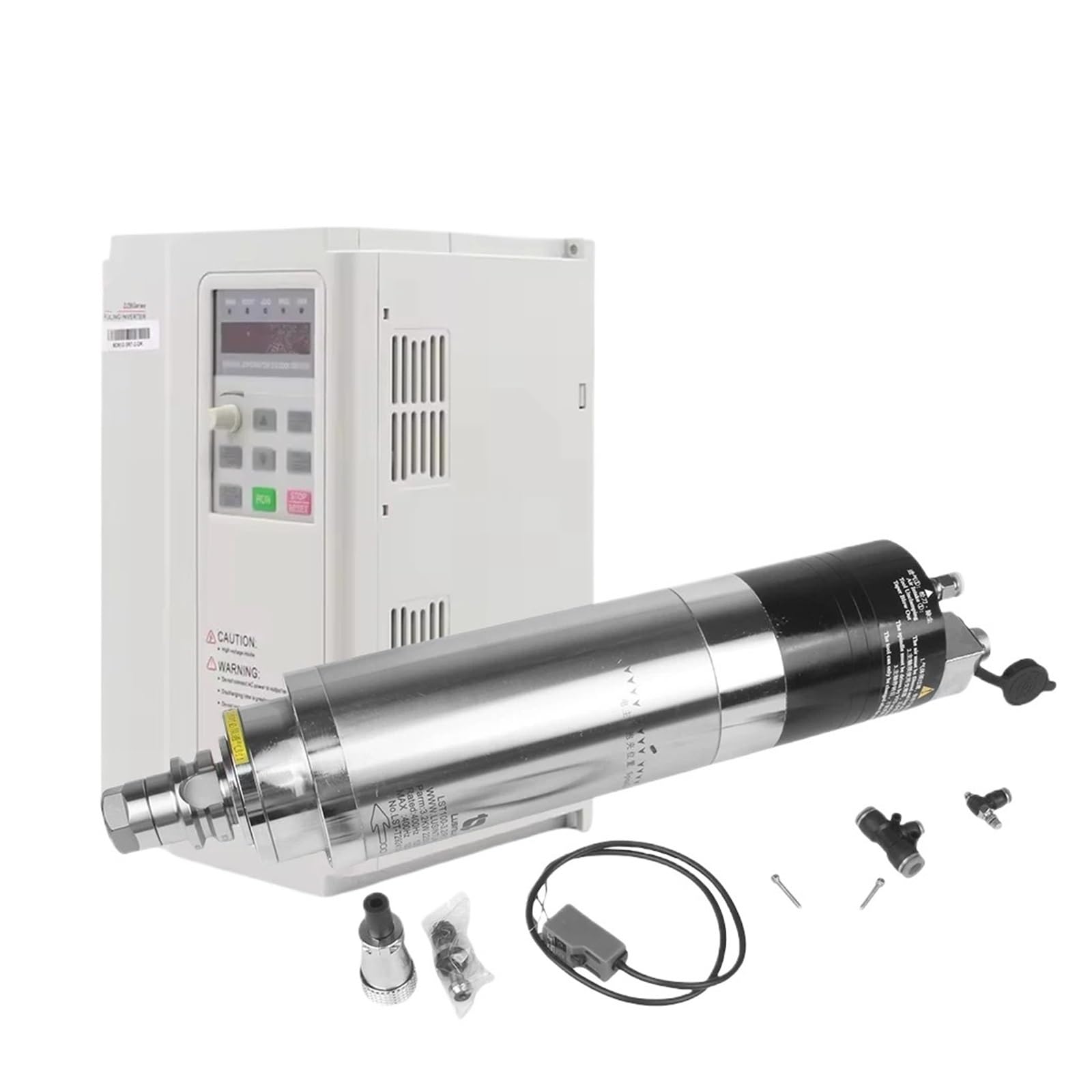 3,2 KW BT30 12000 U/min Automatischer Werkzeugwechsel ATC-Spindelmotor Werkzeughalter Wasserkühlung Gekühlt for das Fräsen von Metall-CNC-Fräsern(with Inverter,220/V)