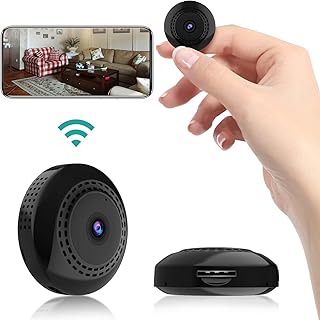Mini Spy Camera WiFi Wireless Hidden Cameras for Home Security Surveillance with Video 1080P Small Portable Nanny Cam with Phone App, Motion Detection, Night Vision for Indoor Outdoor Small Camera