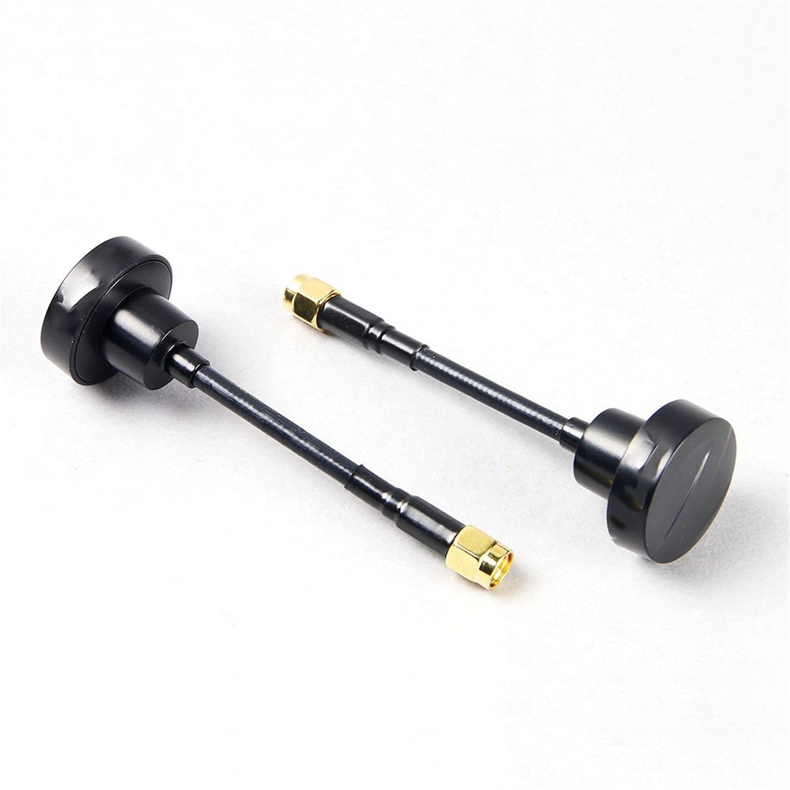 5,8 GHz 3dBi Omni FPV Antena RP-86mm do RC FPV Wyścigi Freestyle Drony VTX Gogle DIY Części RC Drone FPV Antena (kolor: 1 szt. Czarny SMA) (Color : 1PC Black SMA)