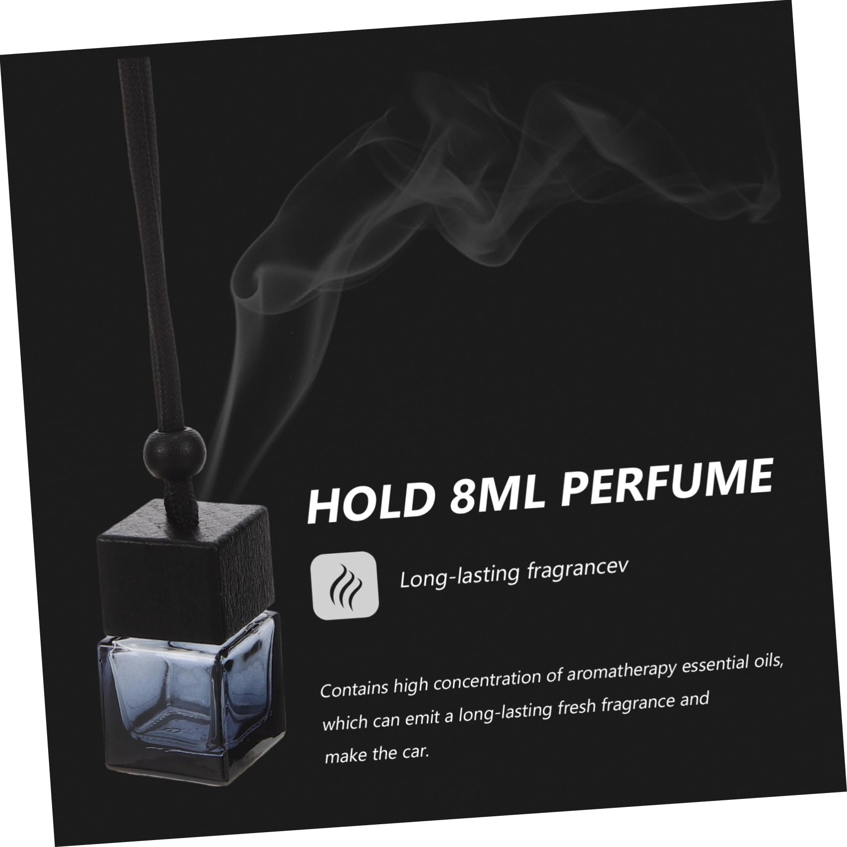 iplusmile 18piezas Difusor De Perfume Para Coche Botella De Fragancia De Refillable De Diseño Compacto y Resistente Para Uso Vehículos y Hogar