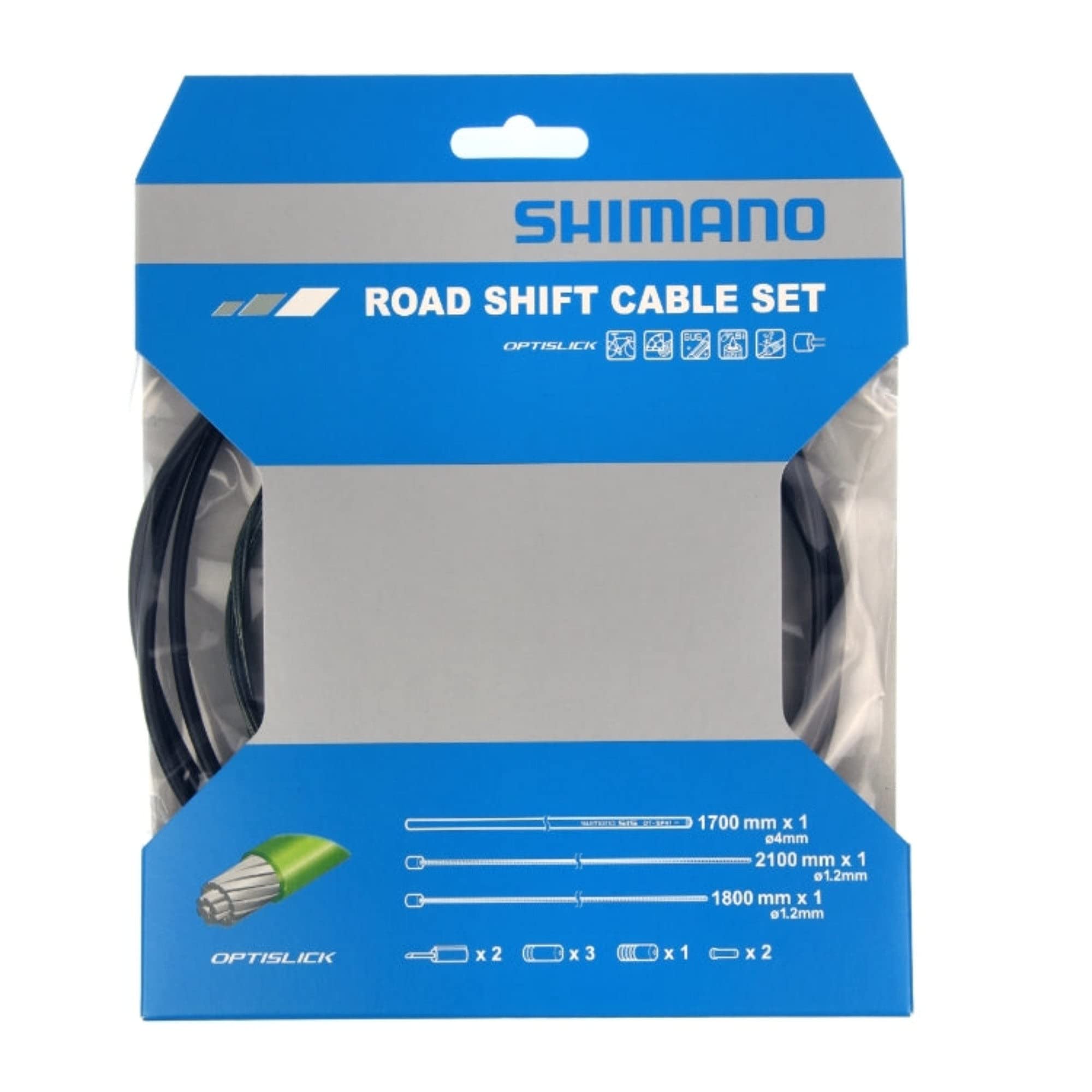 シマノ(SHIMANO) リペアパーツ シフトケーブルセット オプティスリック ROAD ブラック Y60198010