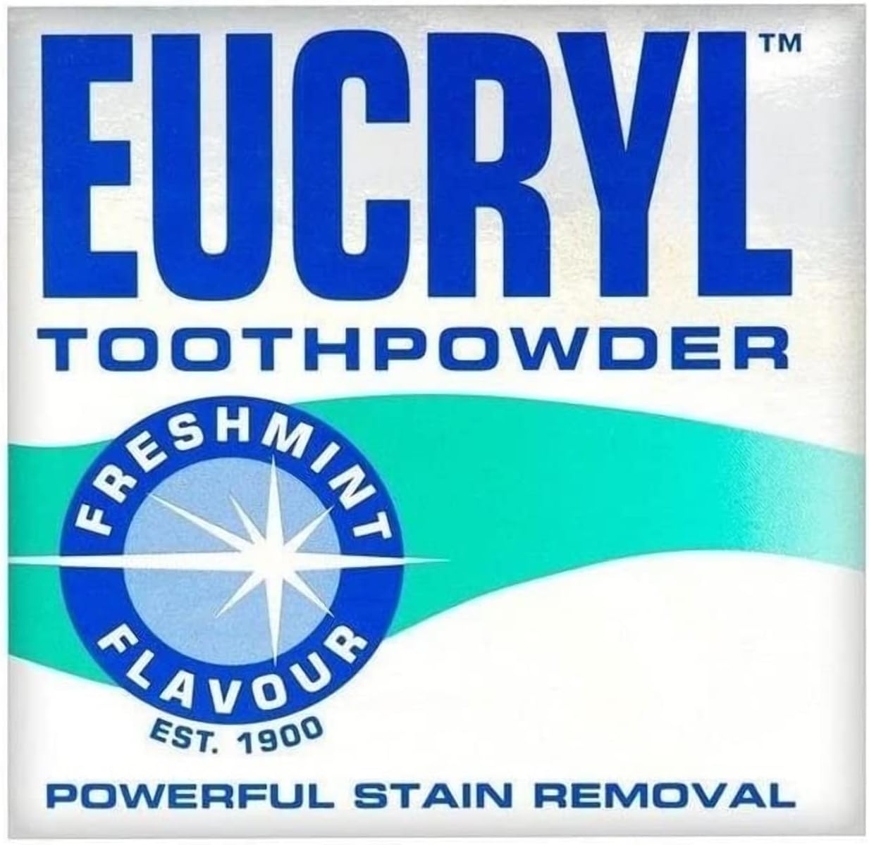 Eucryl Smokers Tooth Powder Freshmint Flavour (50g) - Pack of 2