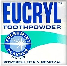 x2 Eucryl Smokers Tooth Powder Freshmint Flavour 50g