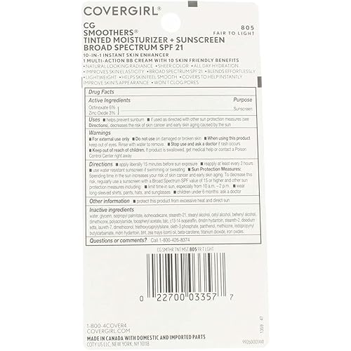 Miniatura 6 de Cover Girl 03357 805fairlt Covergirl Bb Crema