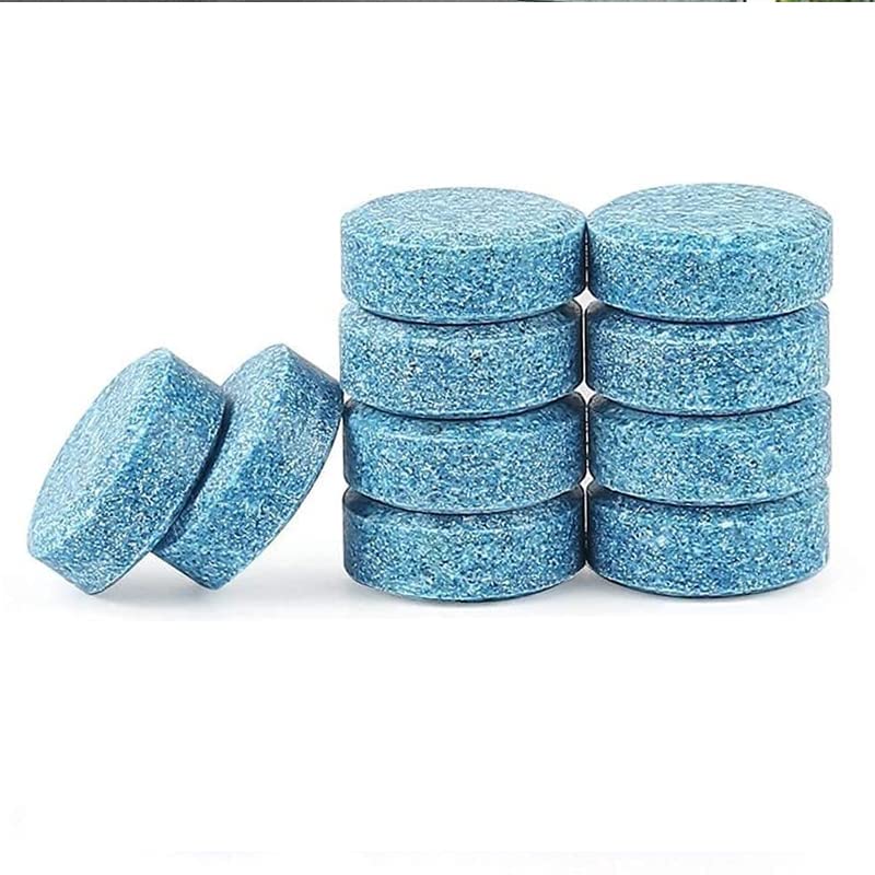 Red Champion Car Wiper Detergent Effervescent Tablets Auto Windshield Cleaner Glass Tablets of 10 Pcs