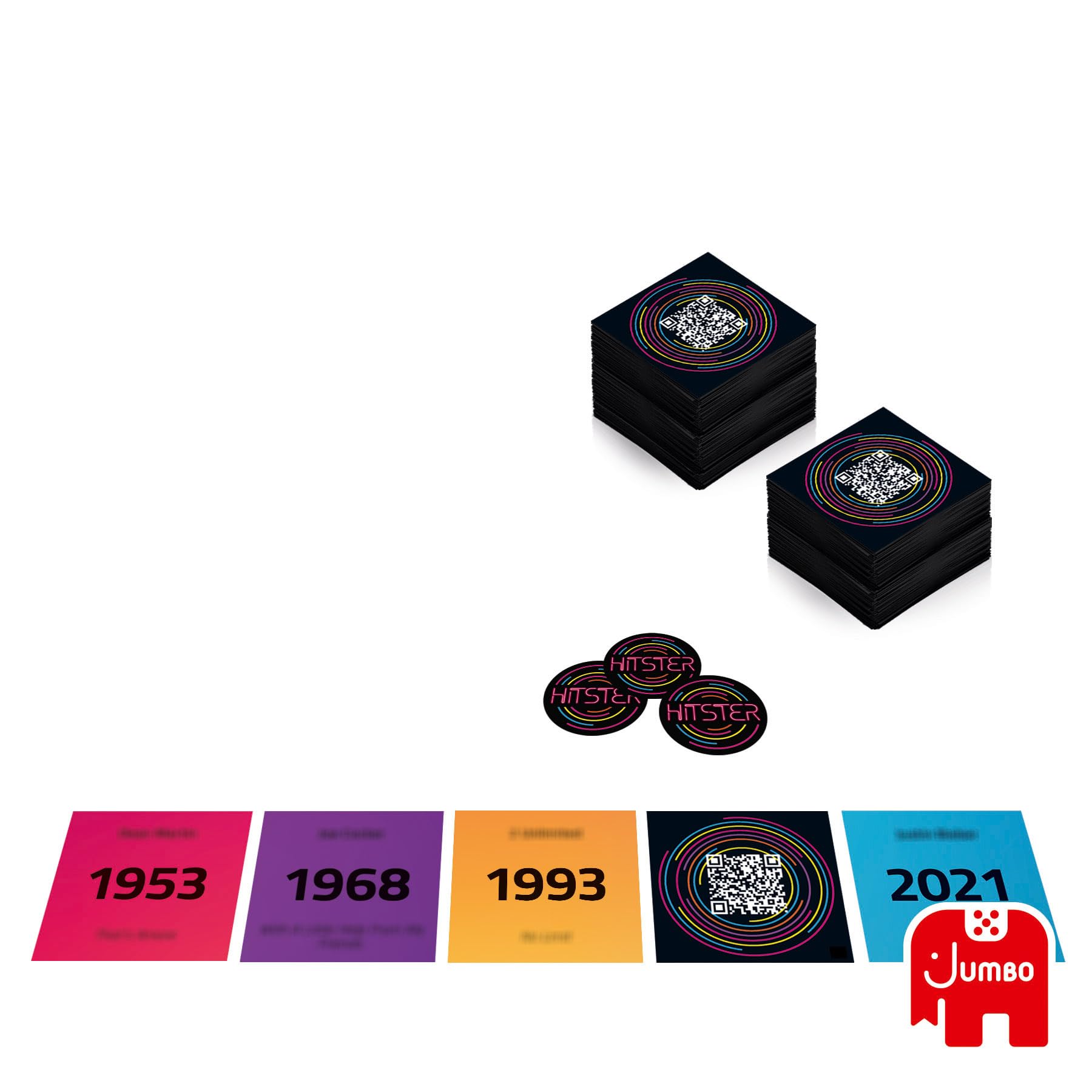 Hitster, Celebration, Musikspiel, Kartenspiel, Actionspiel mit Musik