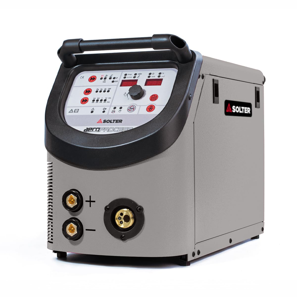 Solter Aeroprocess P 200 BASIC – Multi-process inverter welding machine 200A MIG-MAG/MMA/TIG, automatic synergistic adjustment and stable arc for professional use