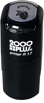 Peachy Stamp / 2000 Plus Self Inking Teacher Reward Stamper/Black Imprint Peach Fruit School Planner Worksheet Homework Test Stamp