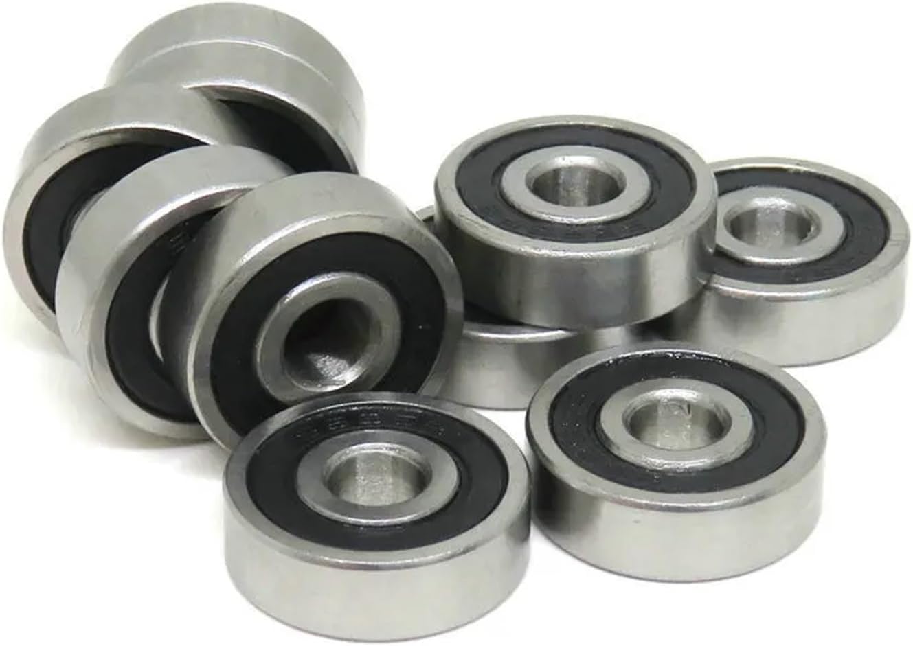 BAMMY 10pcs 5x16x5 Bearing S625 2RS Stainless Steel Ball Bearing S625 RS 5 * 16 * 5mm Door And Window Pulley Bearings