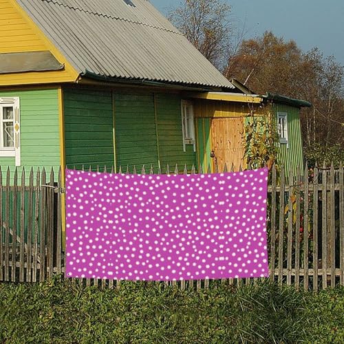 MINDBBDFJ Flowers Print Patterns Print Banners And Signs For Outdoor/Indoor,Personalized Banner Customizable Parties Halloween Banner (180x90cm)4