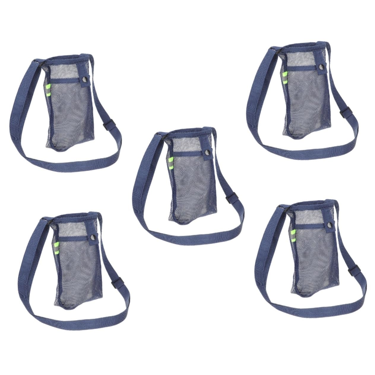 BESPORTBLE 5 Fundas Protectoras para Botellas de Agua para Portátiles con Correa de Nailon Aptas para Deportes al Aire