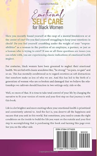 Emotional Self Care For Black Women: A Powerful Mental Health Workbook To Silence Your Inner Critic, Raise Your Self-Esteem, And Heal Yourself #TOP1