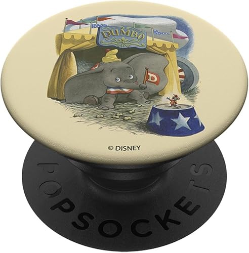 Disney Dumbo Ilustrado Portrait PopSockets PopGrip agarre intercambiable para teléfonos y tabletas