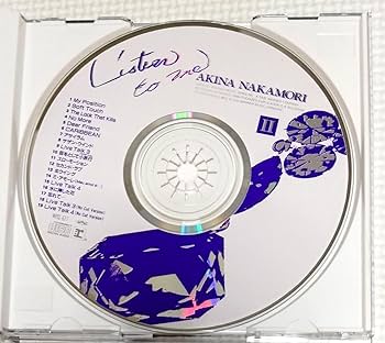 Amazon.co.jp: CD 中森明菜 LISTEN TO ME 幕張メッセLIVE初回