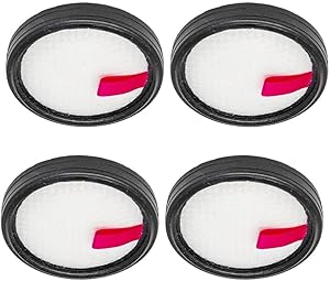 StarRing 2/4/6 Pcs Replacement Filter HEPA Filters for Cecotec for INSE K370 N370 N300 Bagless Cordless Vacuum Cleaner Accessory Parts Washable and Reusable Filtes (4 PACK)
