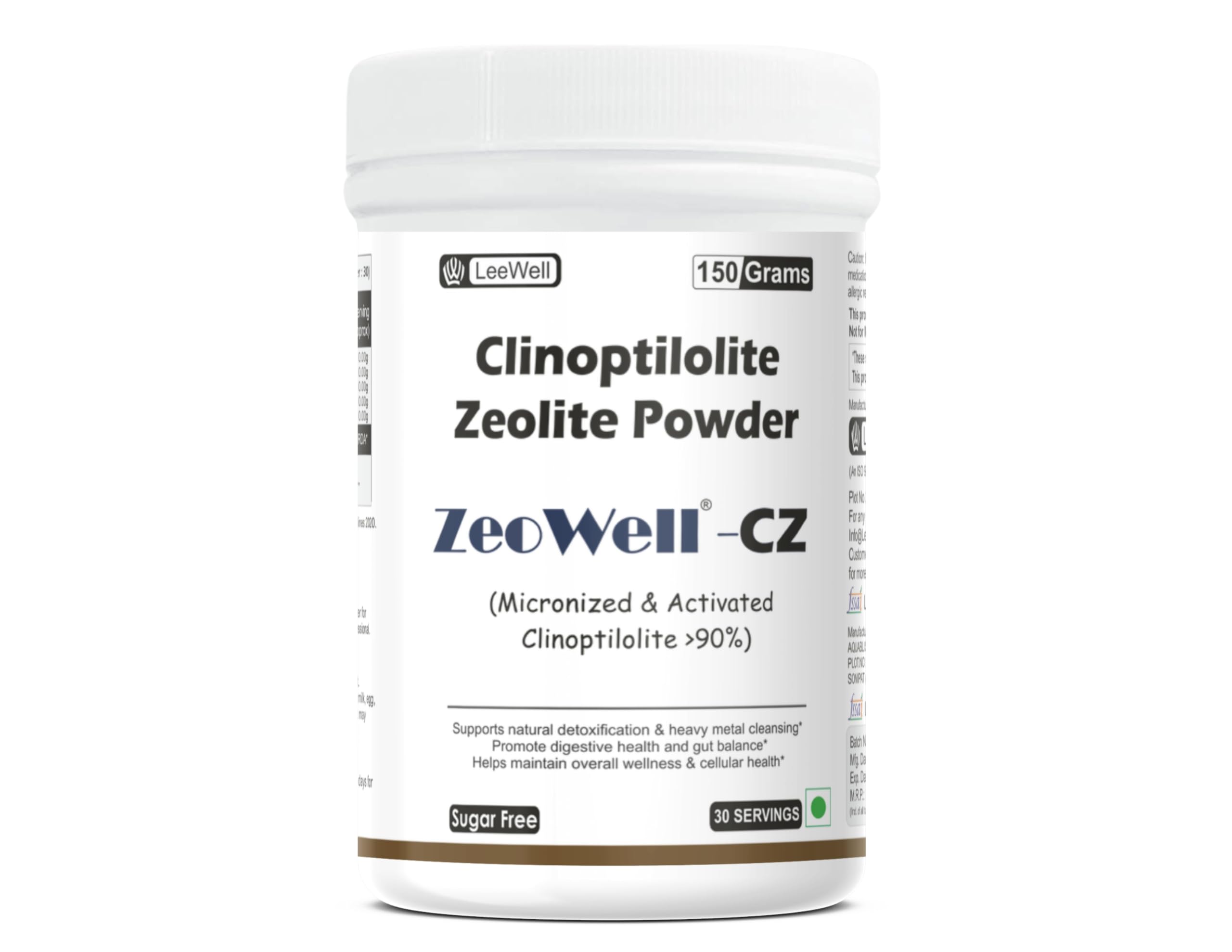 CZ Clinoptilolite Zeolite Powder, Micronized and Activated, 150g, 30 Servings, Sugar Free, Natural Detoxification Support-image-31