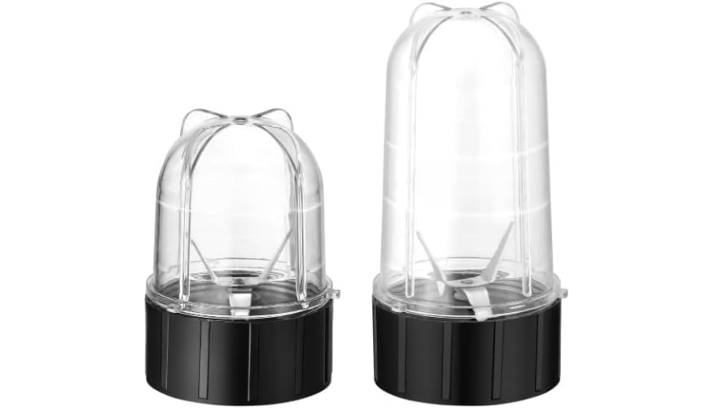 “nutri blender combo jar set 500ml + 300ml | ss304 stainless steel blade | mixer grinder replacement jars | compatible with nutri pro, cookwell, inalsa,borosil| match & buy”