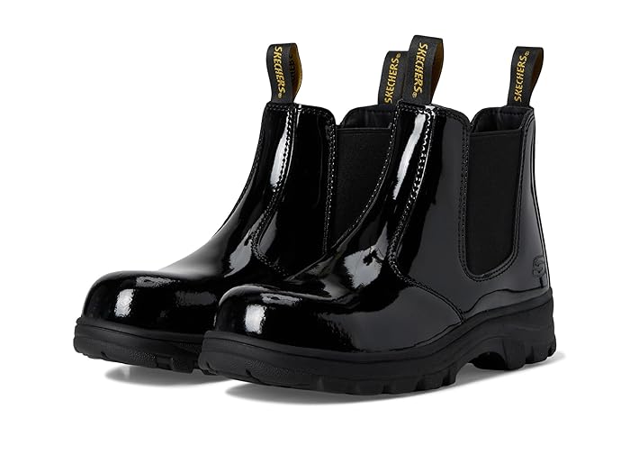 靴 melissaRebelBoot Women's SKECHERS Work Workshire Comp Toe - Sohlei | Zappos.com