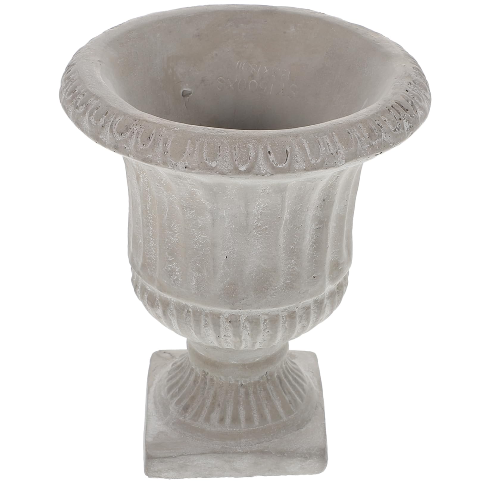 Pot pour plantes en ciment compact pour aménager un petit espace