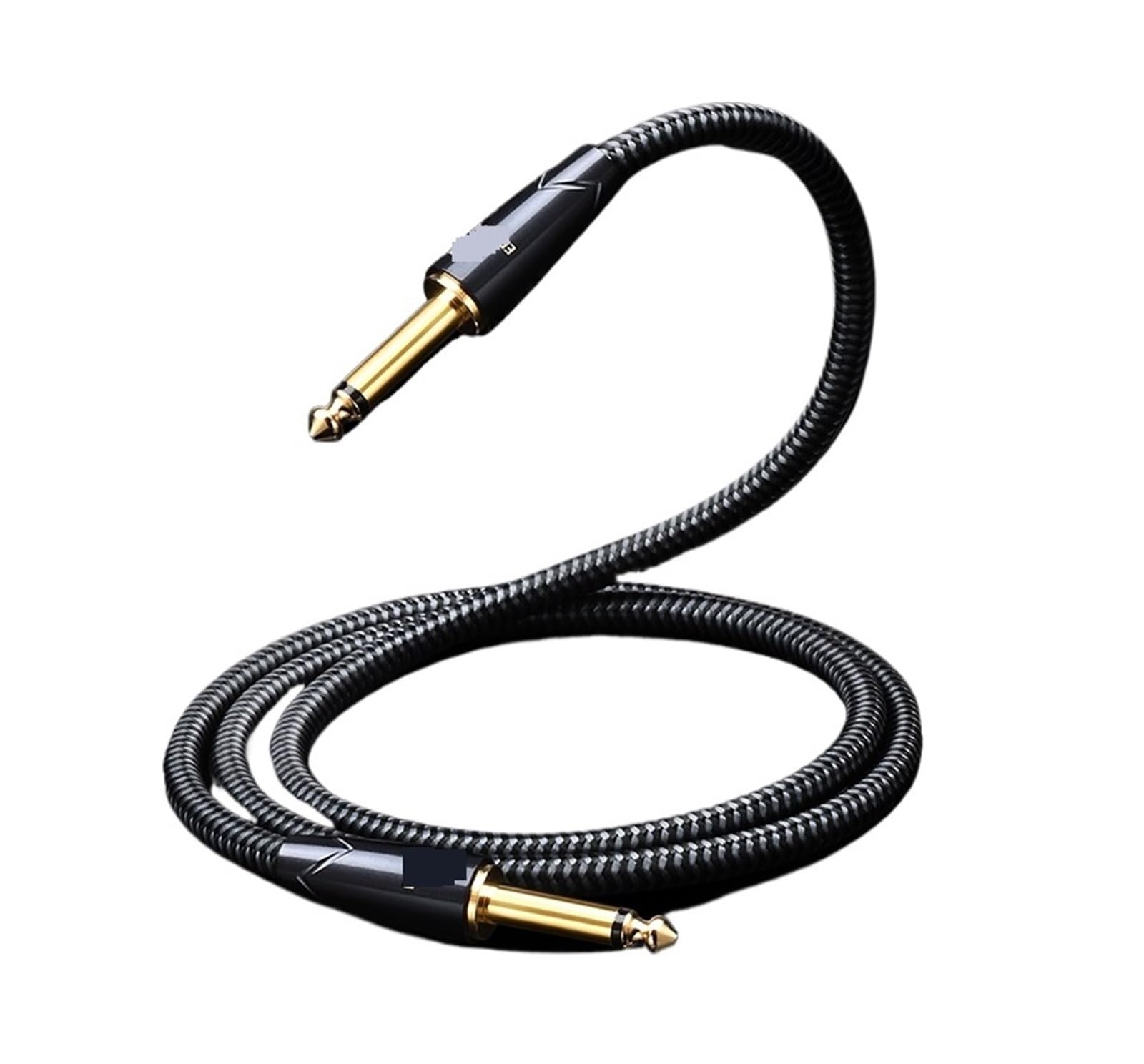 HiFi kabel Aux 6,5 mm gitarowy kabel audio Hi-End Square OCC 6,5 mm TS Mono-jack kabel adaptera do gitary (1,5 m)