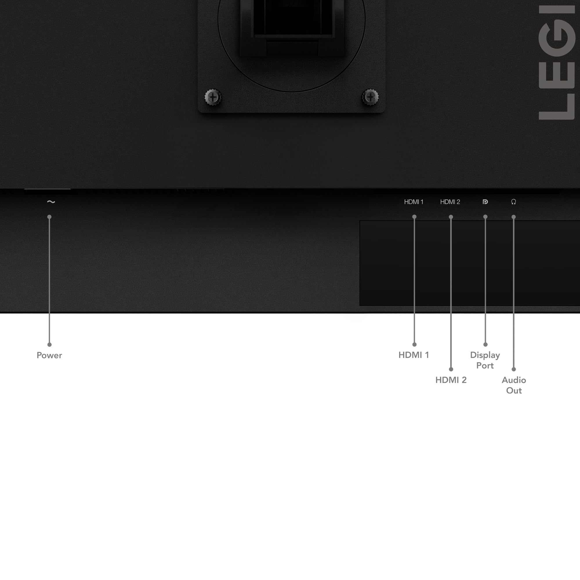 Lenovo Legion R27qe monitor gamingowy 27" QHD 2560 x 1440 | 180 Hz | 450 nitów | czas reakcji 0,5 ms | HDMI | DisplayPort | AMD FreeSync | czarny