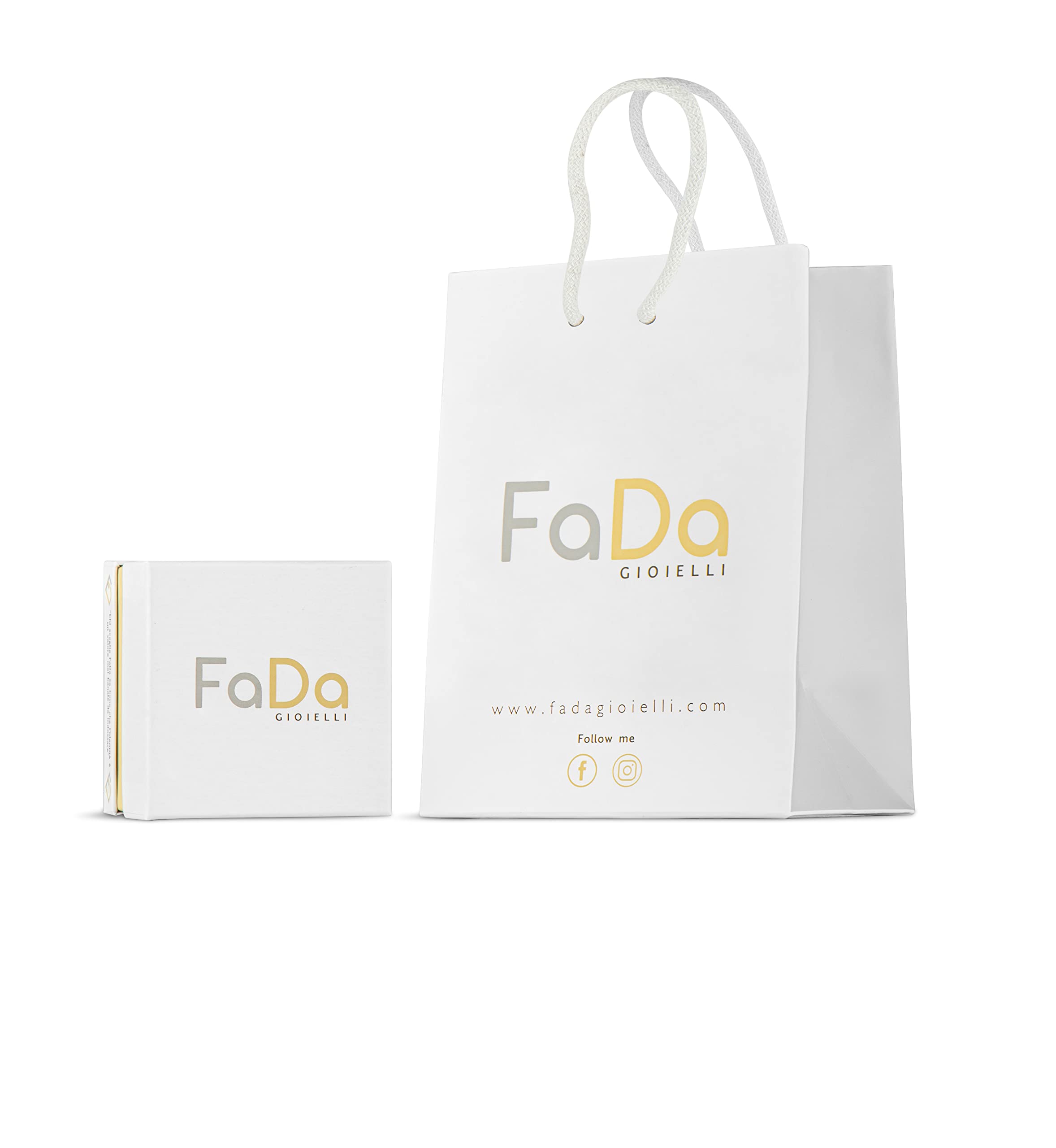 FADA GIOIELLI Bracciale Rigido in Argento 925 con Nome Personalizzabile ricoperto di zirconi - Bracciale a Manetta Donna Chiusura a cassonetto - Idea Regalo